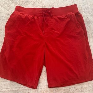 MENS Zeroed In Linerless RED Crinkle Texture Short 7" SZ XL